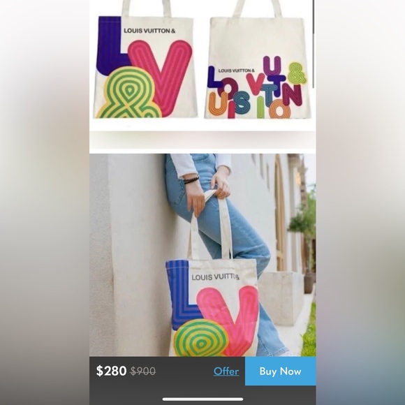 This is a limited edition Louis Vuitton tote from Shenzhen 2022 collectors lv - Picture 7 of 11